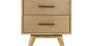 Modrest Claire - Contemporary Walnut NIghtstand - What A Room