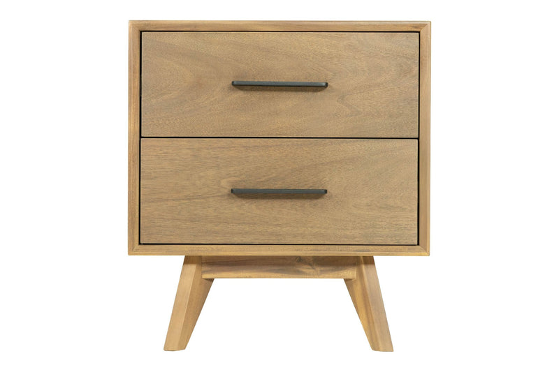 Modrest Claire - Contemporary Walnut NIghtstand - What A Room