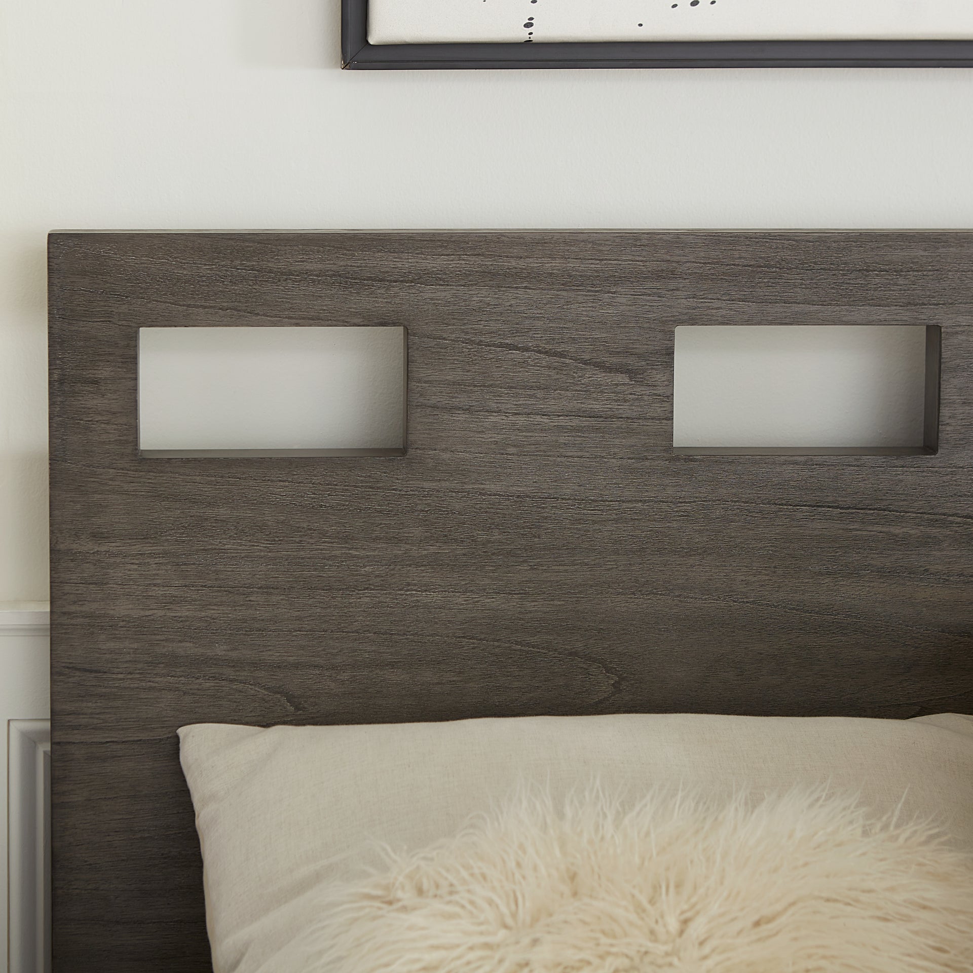 Riva Wood Bed in Sharkskin - What A Room