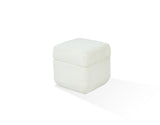 Wisteria Upholstered Storage Ottoman in Frosty Corduroy - What A Room