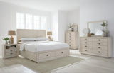 Maxime Two Drawer USB-Charging Nightstand in Ash - What A Room