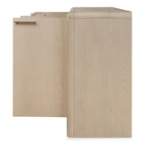 Liv Four Door Ash Wood Sideboard in White Sand - What A Room