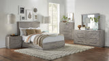 Alexandra Solid Wood Six Drawer Dresser in Rustic Latte - What A Room