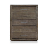 Melbourne Five Drawer Chest in Dark Pine - What A Room