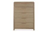 Furano Five Drawer Ash Wood Chest in Ginger - What A Room