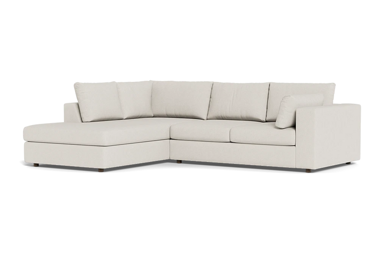 Daphne Deep Sectional Sofa with Bumper Chaise