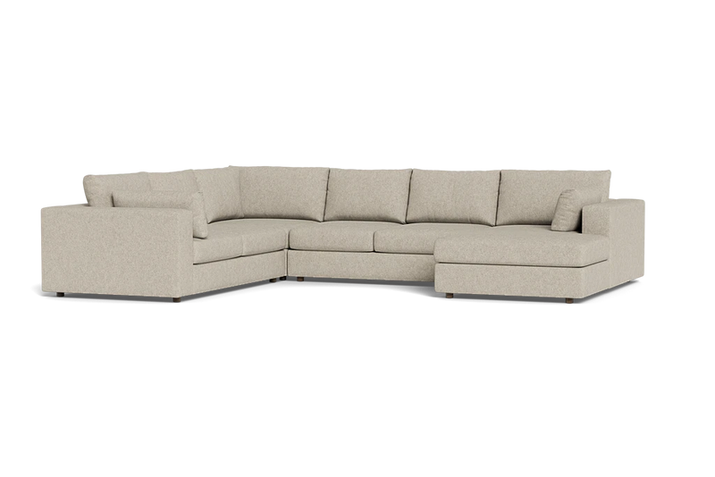 Daphne Deep U Sectional Sofa with Chaise