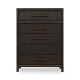 Dorsey Five Drawer Chest in Basalt Grey - What A Room