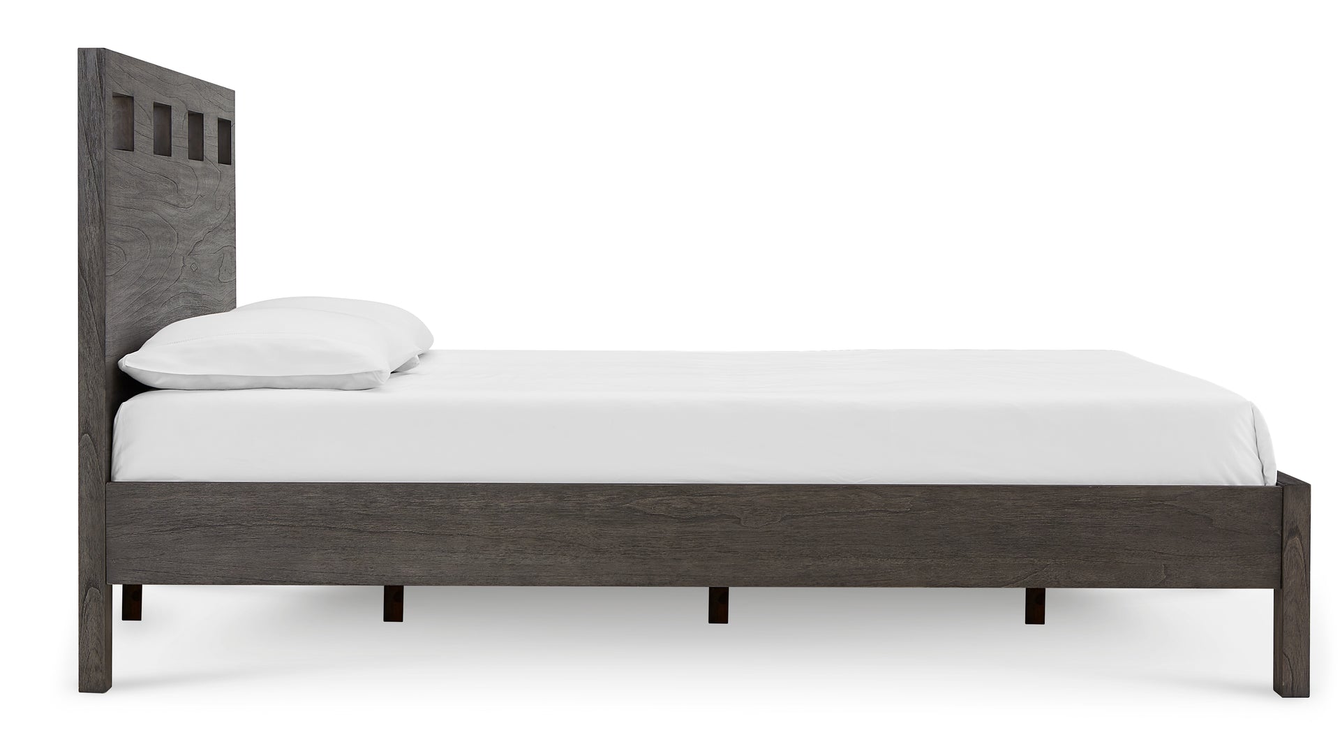 Riva Wood Bed in Sharkskin - What A Room