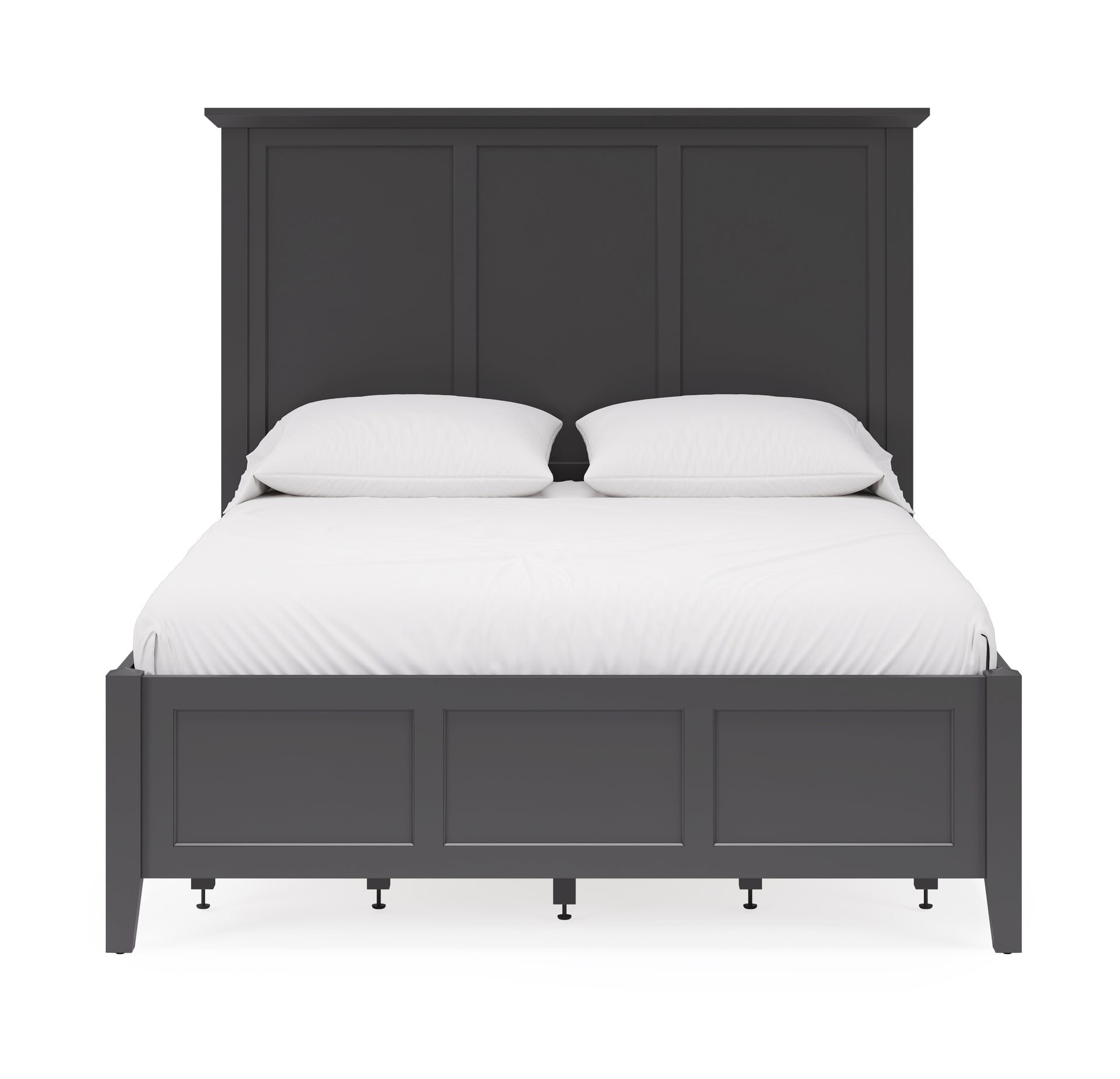 Grace Four Drawer Platform Storage Bed in Raven Black - What A Room