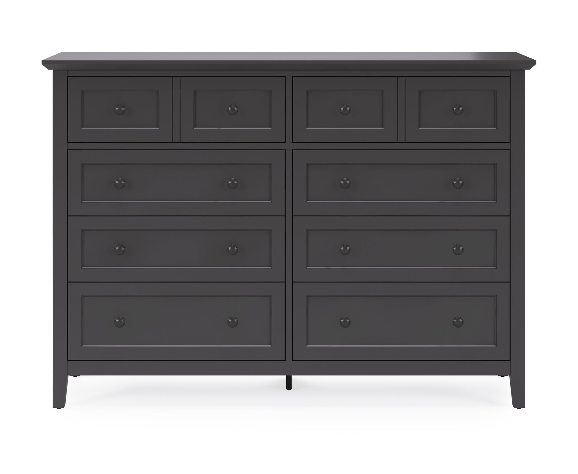 Grace Eight Drawer Dresser in Raven Black - What A Room