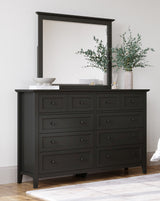 Grace Wall or Dresser Mirror in Raven Black - What A Room