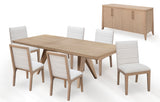 Sumire Ash Wood Rectangular Extension Table in Ginger - What A Room