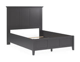 Grace Three Panel Bed in Raven Black - What A Room