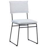 Sabina Dining Chair White Set of 2 - What A Room