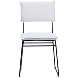 Sabina Dining Chair White Set of 2 - What A Room