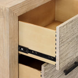 Roux Nightstand Double Drawer - What A Room