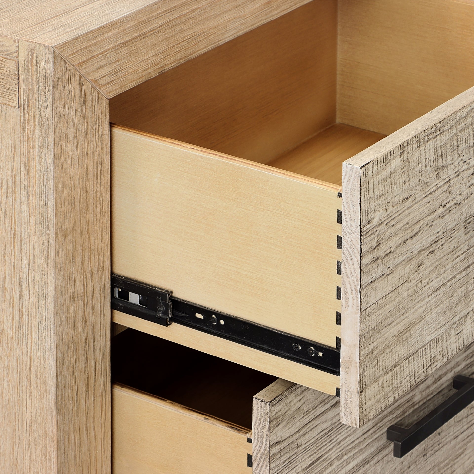 Roux Nightstand Double Drawer - What A Room