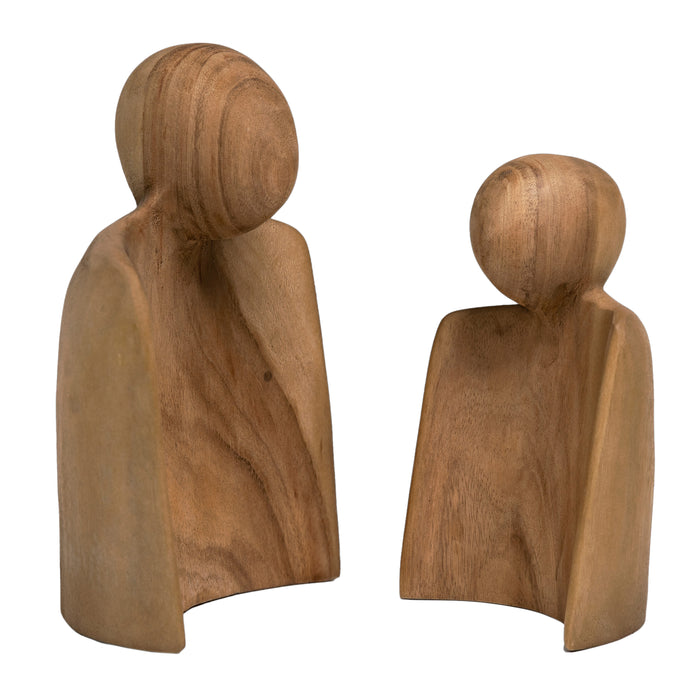 Wood Sculpture Set of 2 - What A Room