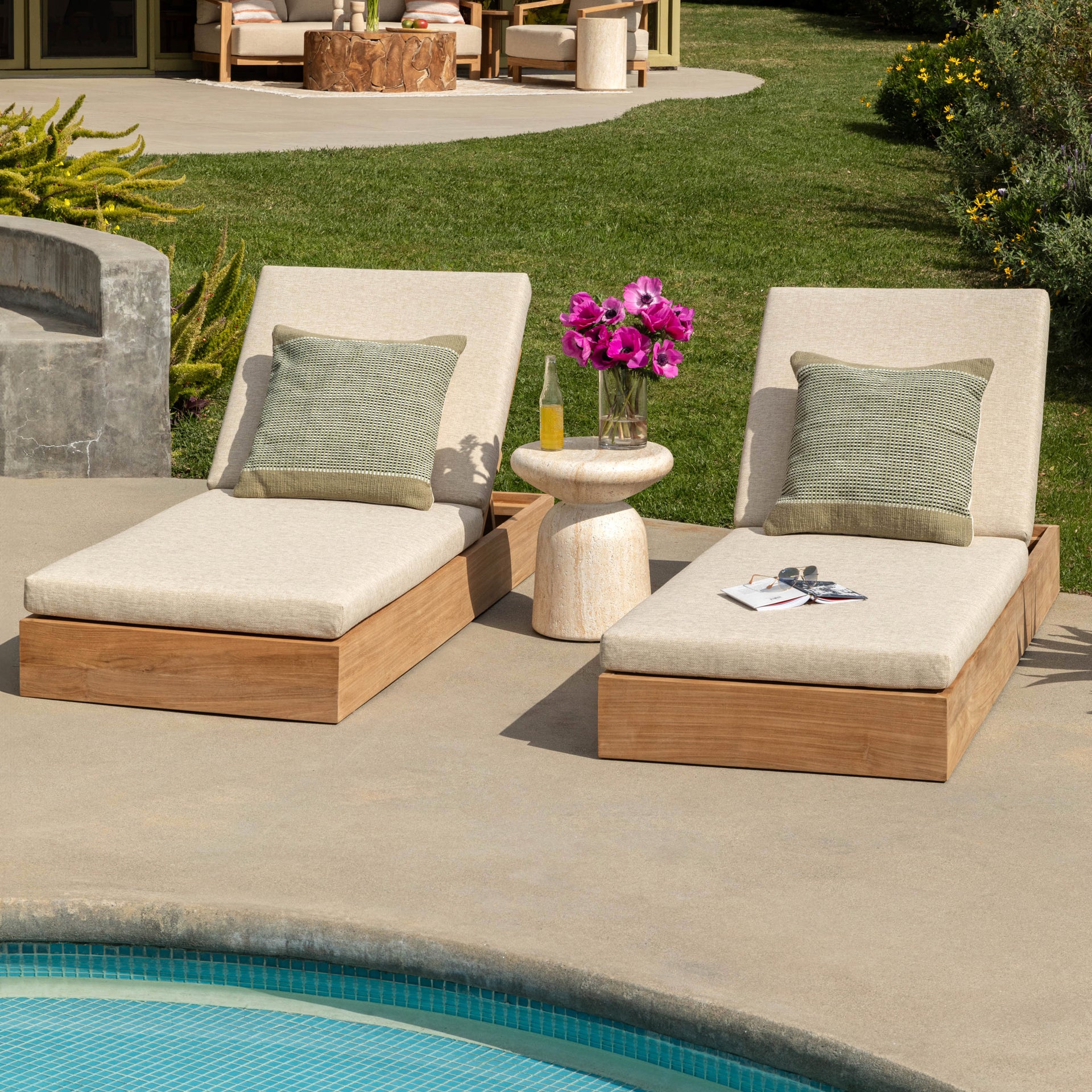 Darlene Outdoor Chaise - What A Room