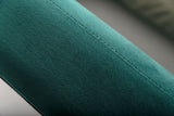 Nova Domus Durango Modern Green Fabric & Walnut Bed - What A Room