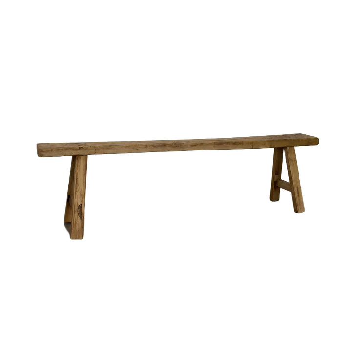 Vintage Country Elm Bench