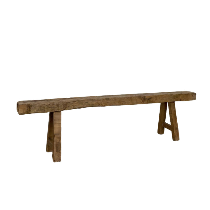 Vintage Country Elm Bench