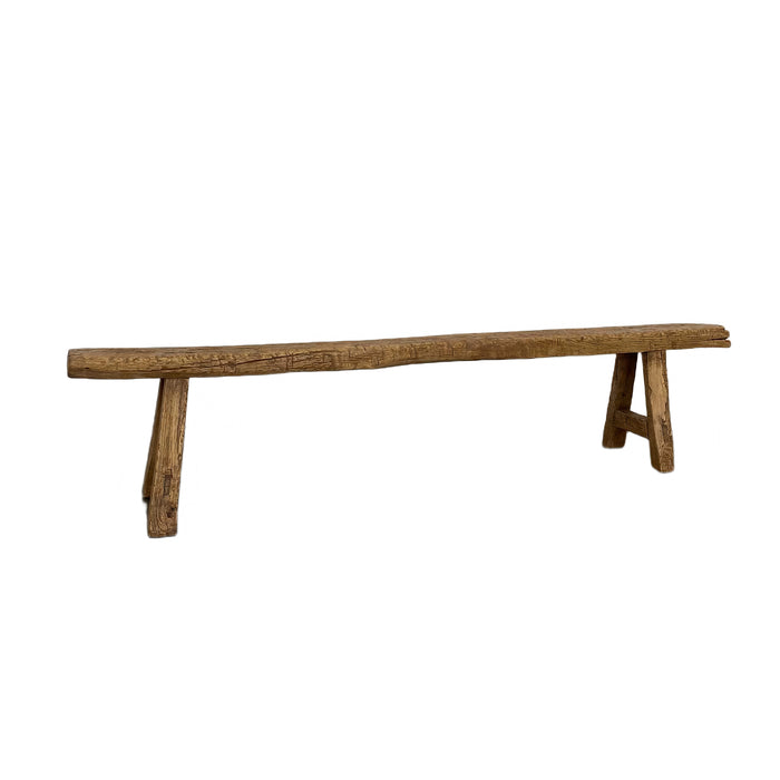 Vintage Country Elm Bench