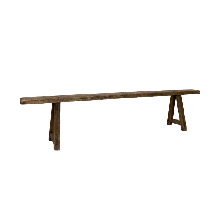 Vintage Country Elm Bench