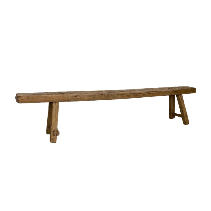 Vintage Country Elm Bench
