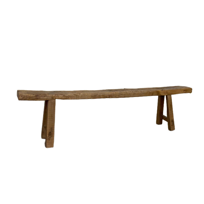 Vintage Country Elm Bench