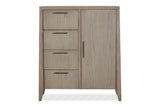 Sumire Four Drawer One Door Ash Wood Chest in Ginger - What A Room