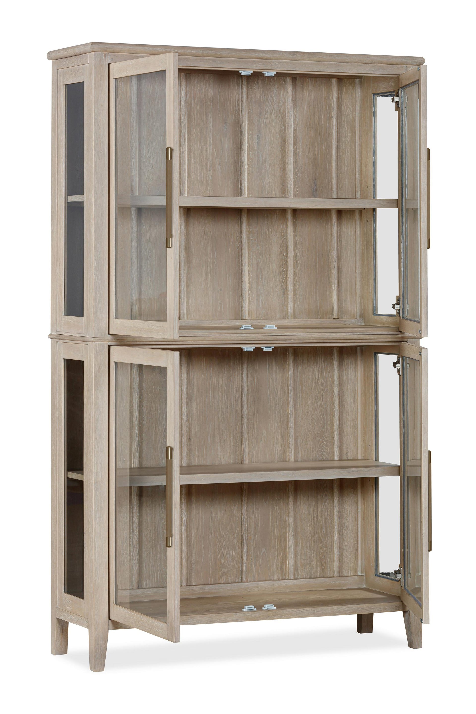 Camden Four Door Shiplap Curio in Chai - What A Room