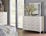 Paragon Eight Drawer Dresser in White - What A Room