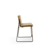 Madison Metal Frame Counter Stool in Honey Synthetic Leather - What A Room