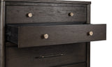 Rockport Five Drawer Oak Wood Chest in Yin - What A Room