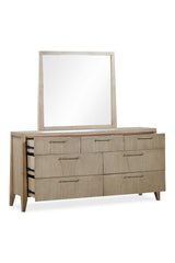 Sumire Seven Drawer Ash Wood Dresser in Ginger - What A Room