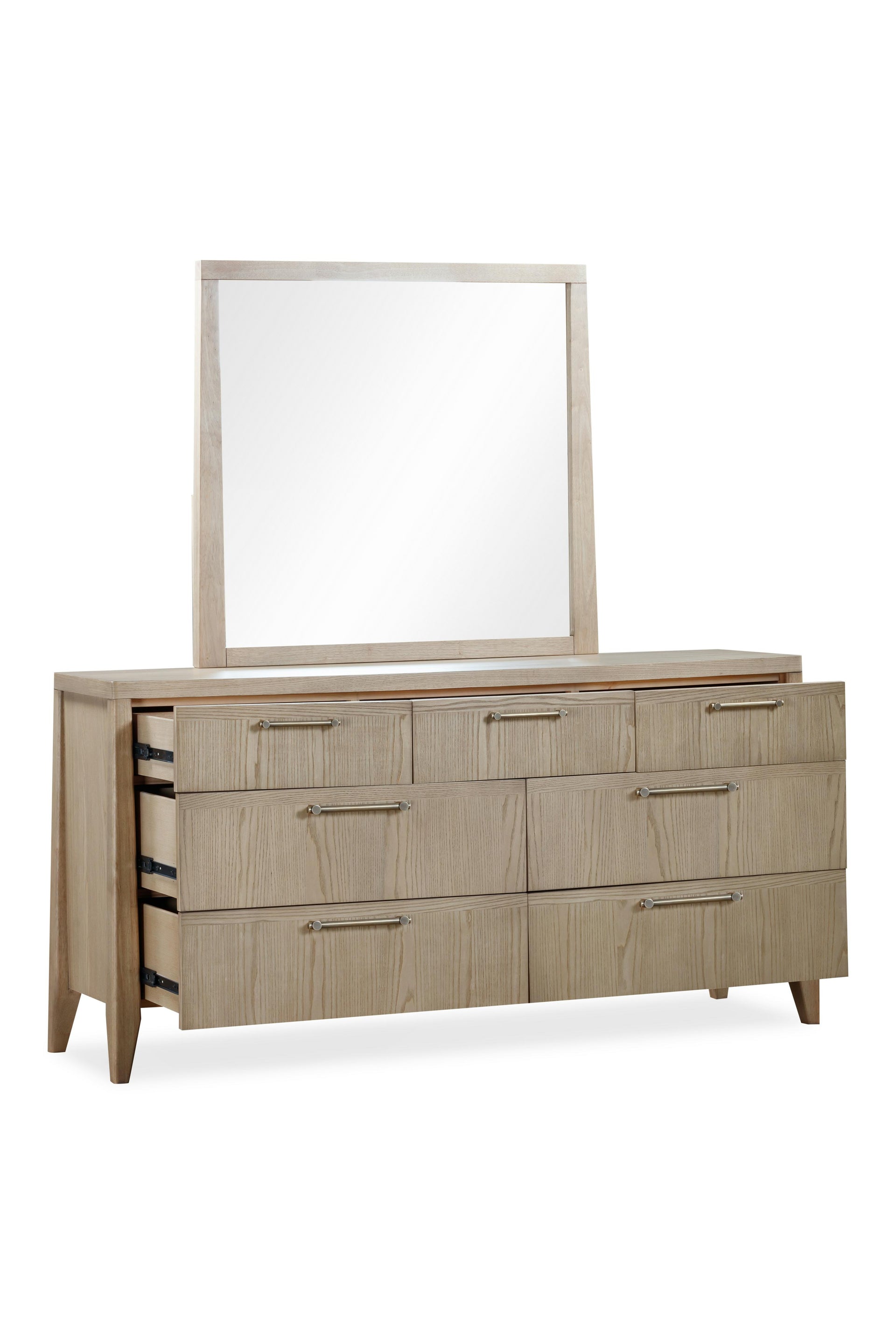 Sumire Seven Drawer Ash Wood Dresser in Ginger - What A Room