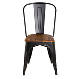 Metropolis Metal Dining Side Chair (Set of 4) - What A Room