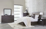 Lucerne Five-Drawer Metal Leg Chest in Vintage Coffee - What A Room