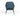 Modrest Esteban - Industrial Blue Eco-Leather Accent Chair - What A Room