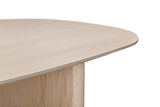 Liv Ash Wood Oval Dining Table in White Sand - What A Room