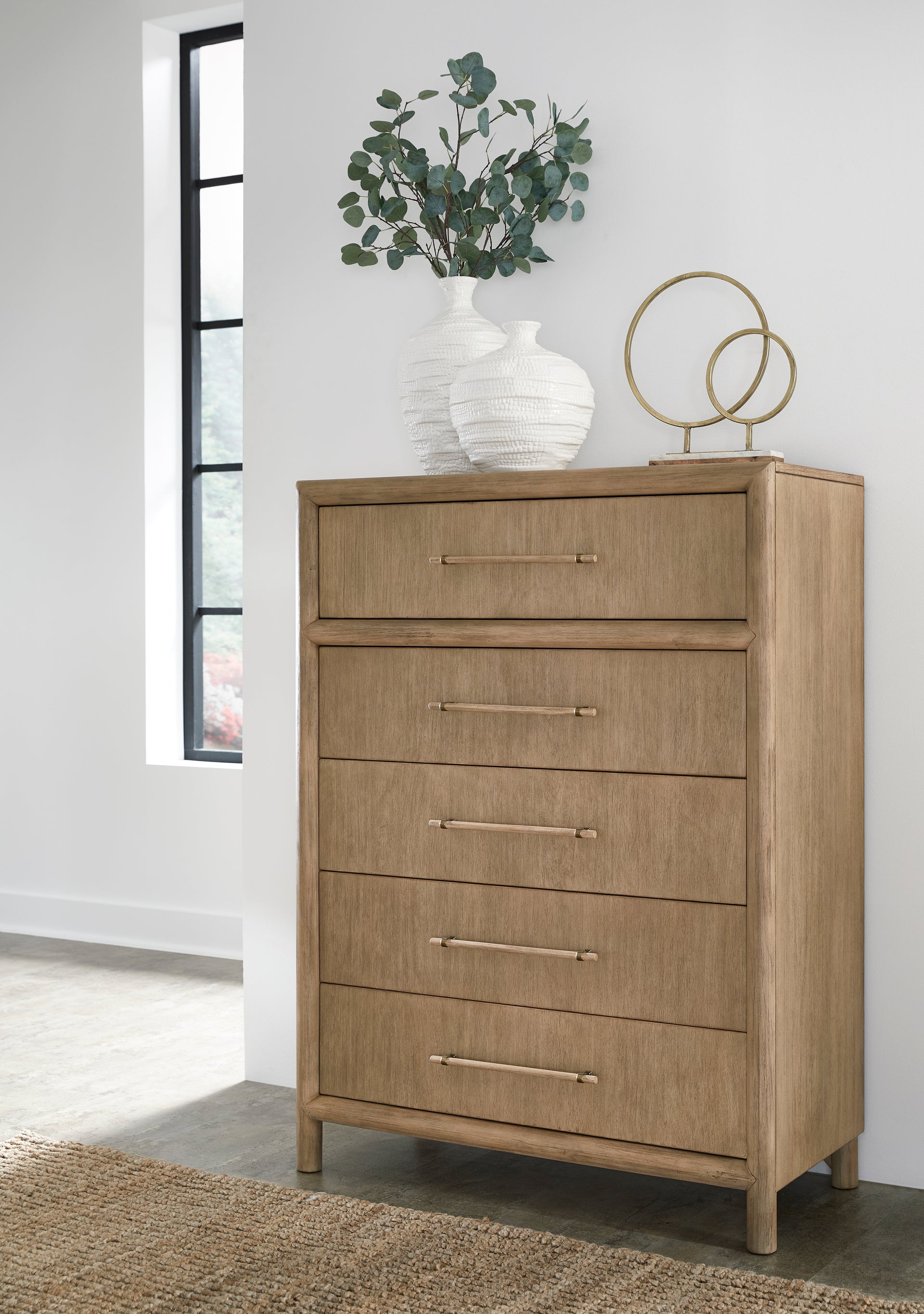 Dorsey Five Drawer Chest in Granola - What A Room