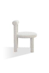 Addison Modern Dining Chair in Cotton Ball Boucle (Set of 2) - What A Room