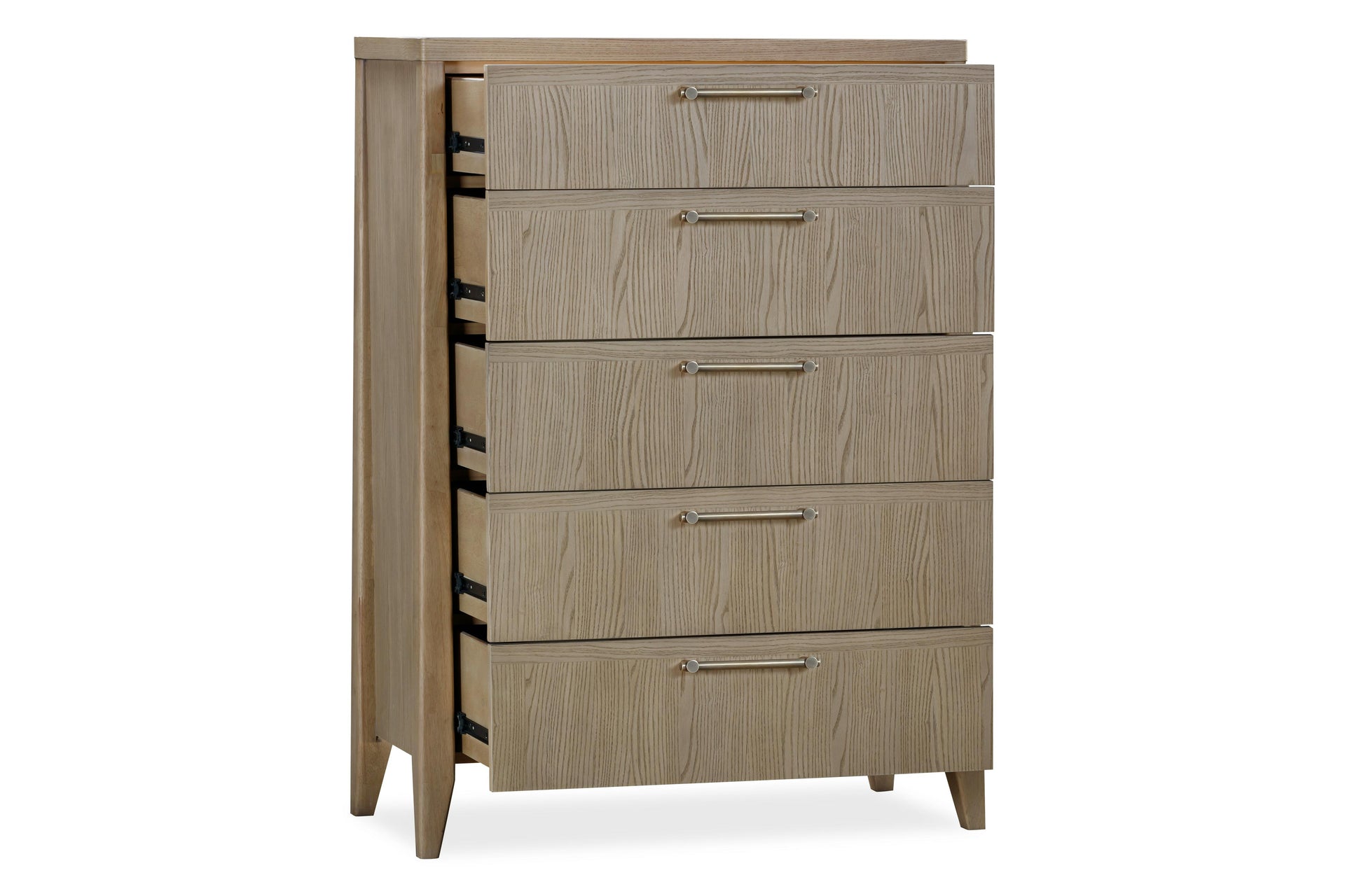 Sumire Five Drawer Ash Wood Chest in Ginger - What A Room