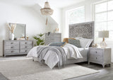 Boho Chic Five-Drawer Chest in Washed White - What A Room