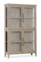 Camden Four Door Shiplap Curio in Chai - What A Room