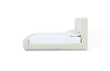 Wisteria Upholstered Platform Bed in Frosty Corduroy - What A Room