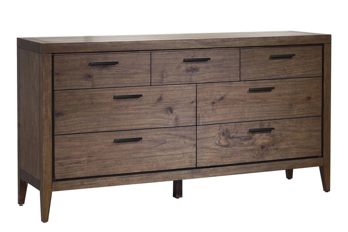 Boracay Seven Drawer Walnut Dresser in Wild Oats Brown - What A Room