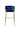 Modrest Brandy Modern Blue Fabric Bar Stool (Set of 2) - What A Room